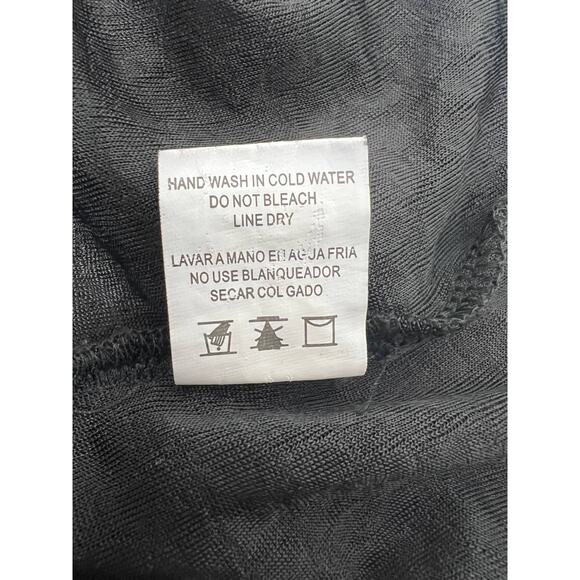 love J Black Textured Boatneck Scoop back Bodycon Dress Size Small - Picture 5 of 7